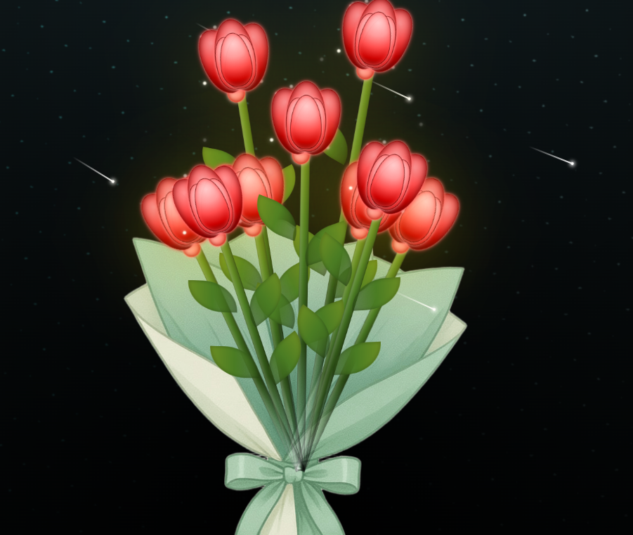 Tulipanes Rojos