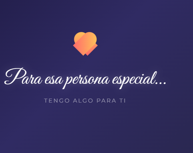 Para esa persona especial