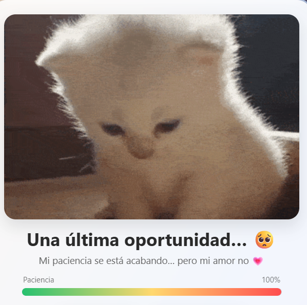 Última oportunidad