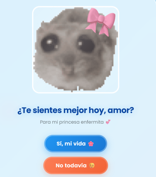 ¿Te sientes mejor hoy?
