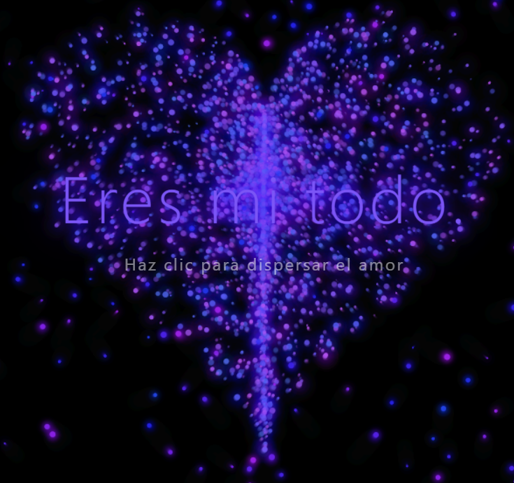 Corazón de amor Explosivo