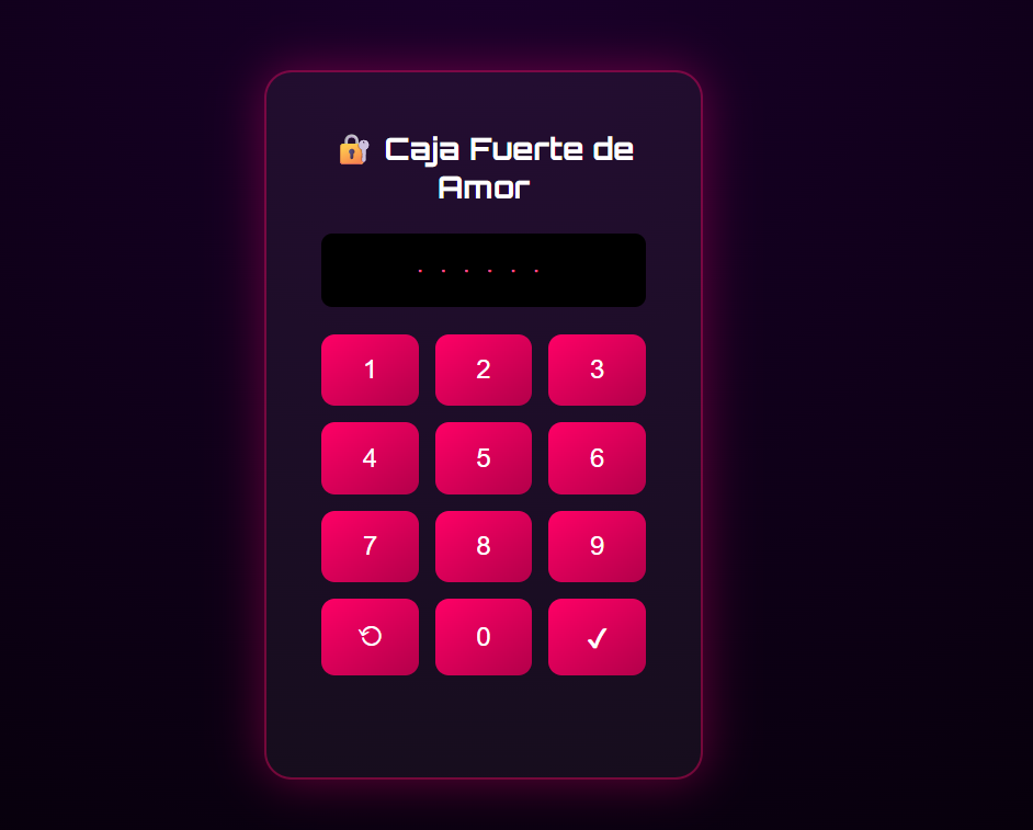 Caja Fuerte de Amor